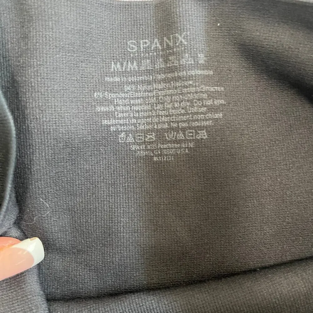 Spanx Look At Me Now Gray Camo Leggings Size Medium